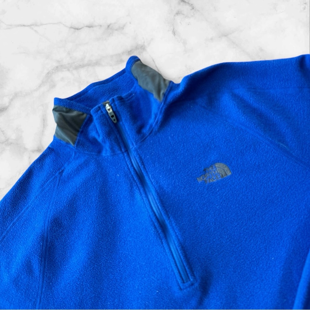 Men's THE NORTH FACE Flashdry Fleece Zipped Pullover Top Jacket‎ Size Large